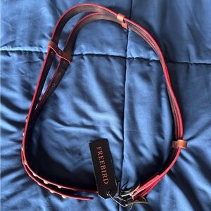 Freebird Brown Leather Belt XS NEW